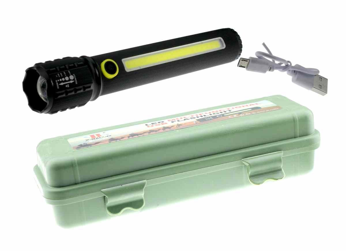 Ліхтарик ручний Bailong BL-C73-P50 + USB Лучшая цена, фото 1
