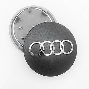 Ковпачки (заглушки) в литі диски AUDI (Ауді) 68 мм Сірі (8D0601170), фото 2