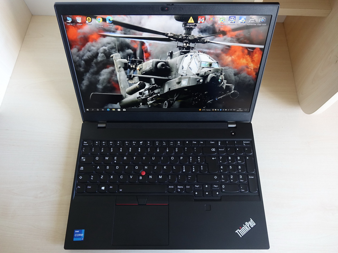 4K UltraHD Lenovo ThinkPad P15v 15.6 IPS, i7-10750H 5.0GHz, 32GB, 512GB nvme ssd, Nvidia Quadro P620 4gb