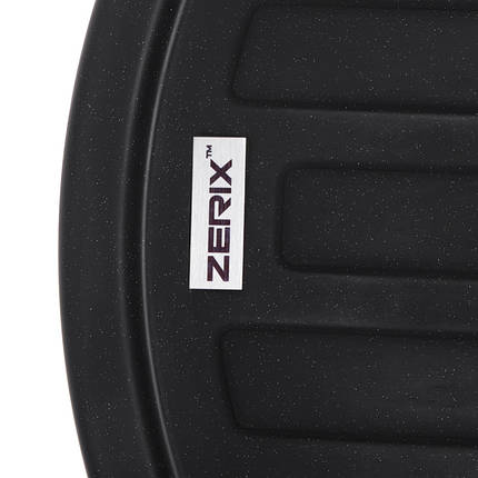 Мийка кухонна ZERIX ZS-7750R-14 Чорний металік (ZX4562), фото 2