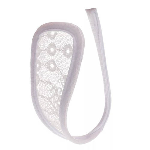 Купить Трусы без лямок белые с гипюром - размер универсальный, цена 295 ...