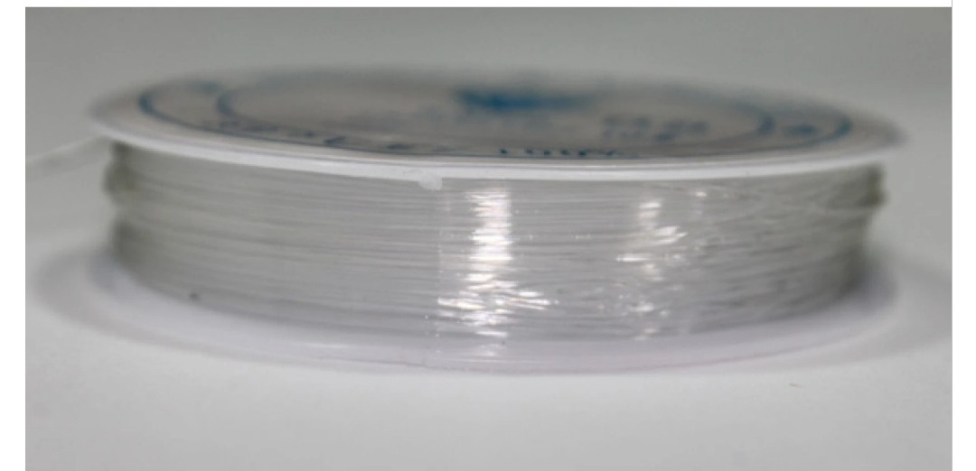 Лєска-резинка біла (0.8мм/10 м)