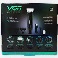 Професійна бездротова машинка для стриження волосся VGR, фото 3