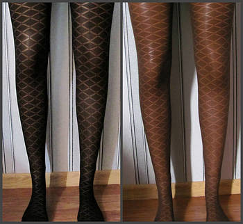 Жіночі колготки теплі в'язані+панчохи