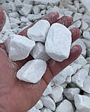 Крихта біла "Доломіт" камінь для клумб та ландшафтного дизайнну (ціна за 1 кг від1 тони), фото 4