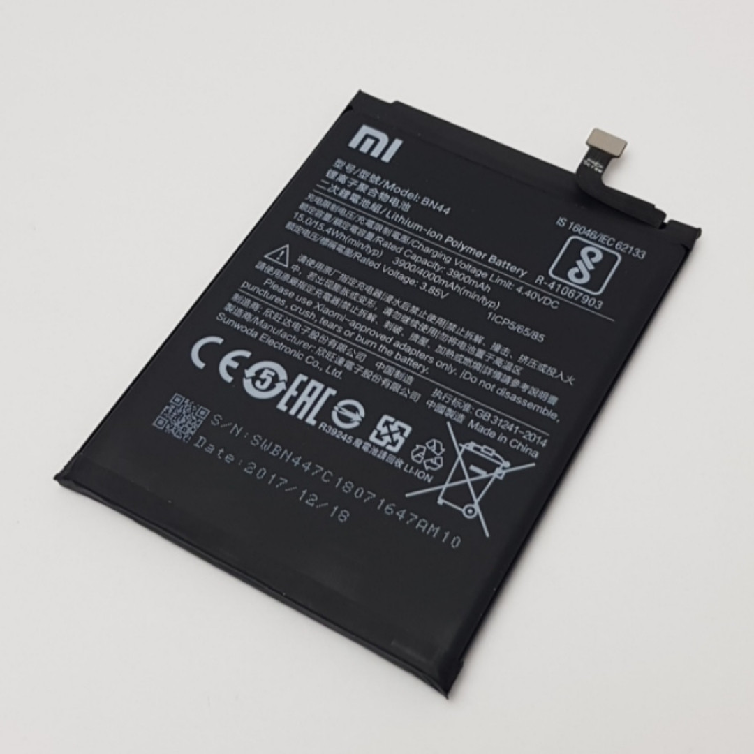 Батарея BN44 Xiaomi Redmi 5 Plus Сервісний оригінал з розборки (до 10% зношування)