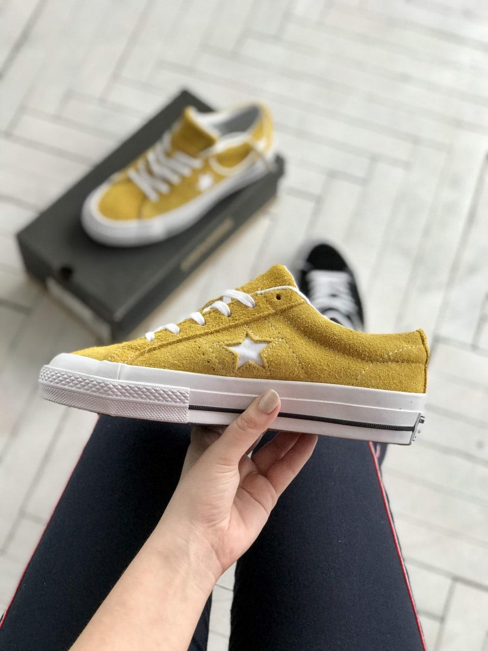 Converse all star ox yellow cheap