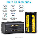 Акумулятор батареї Batmax NP-F750 NP-F770 NP-F730 фото відео світла, кільцевих ламп, накамерних моніторів ( Batmax NP-F750/F770 ), фото 4