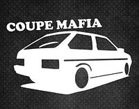 Вінілова наклейка на авто - Coupe Mafia ВАЗ 2108 розмір 30 см