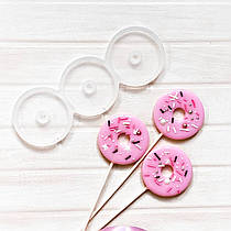 Силіконовий молд для льодяників "Пончик"