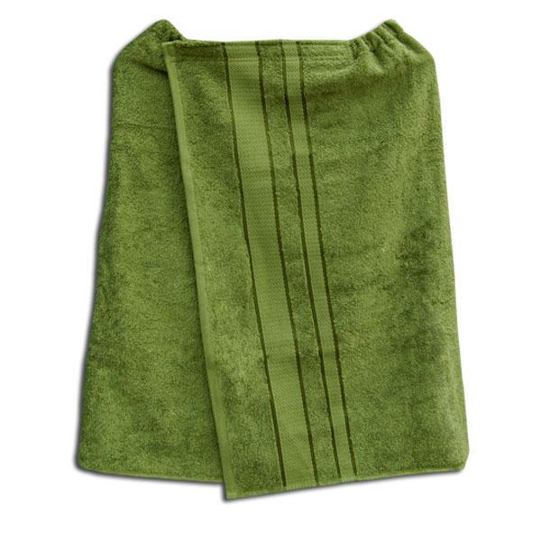 Парео банне махрове (70*140см), оливкове