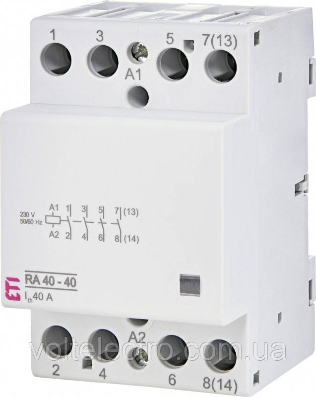 Контактор модульний RA 40-40 230V AC