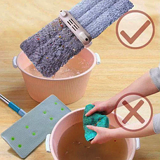 Швабра стрічка для швидкого прибирання з віджиманням Spin Mop 360 з мікрофіброю, фото 4