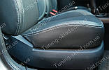 Чохли на сидіння Шкоду Октавія А4 Тур (чохли з екошкіри Skoda Octavia A4 Tour стиль Premium), фото 5