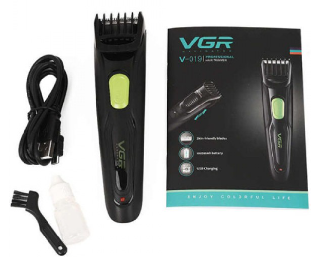 Акумуляторна машинка для стриження волосся VGR V-019 Professional Black 5 Вт