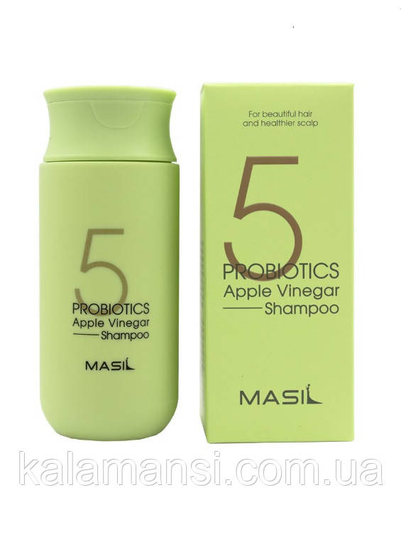 Шампунь для волосся від лупи з яблучним оцтом Masil 5 Probiotics Apple Vinegar Shampoo 150 мл