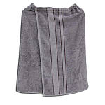 Парео банне махрове (70*140см), сіре