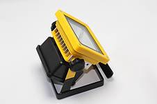 Ліхтарик ручний прожектор 100W від 3x18650 зі стробоскопом від мережі 220 В і від прикурювача Bailong BL-204, фото 4