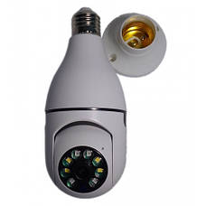 Камера відео спостереження лампочка CAM L1 E27 Wi-Fi IP 360/90 поворотна, фото 3