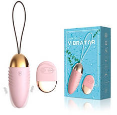 Вібратор-яйце з пультом ДК рожеве віброяйце інтимне "Spark of love", фото 4