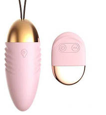Вібратор-яйце з пультом ДК рожеве віброяйце інтимне "Spark of love", фото 3