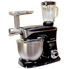 Кухонний комбайн Rainberg 3 в 1 Тестомес, М'ясорубка, Блендер (4200 Вт) 5B, фото 2