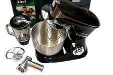 Кухонний комбайн Rainberg 3 в 1 Тестомес, М'ясорубка, Блендер (4200 Вт) 5B, фото 4