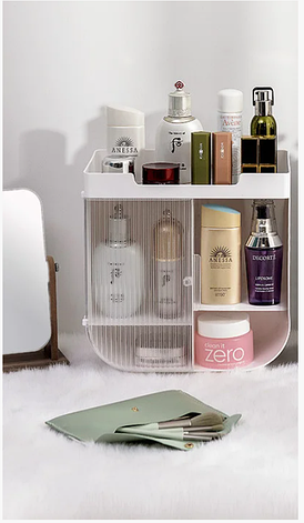 Органайзер для косметики/шафчик акрилові дверцята Білий W-6 кейс для косметики органайзер для косметики, фото 1