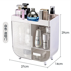 Органайзер для косметики/шафчик акрилові дверцята Білий W-6 кейс для косметики органайзер для косметики, фото 4