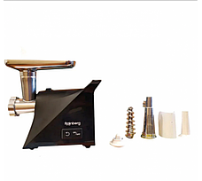 М'ясорубка Rainberg 3000W Black 2в1 електрична соковичавниця електром'ясорубка, фото 5