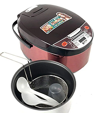Мультиварка рисоварка фритюрниця 6,0 л 1500 Вт 12 програм Rice Cooker MultiPro BITEK, фото 3