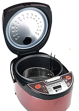 Мультиварка рисоварка фритюрниця 6,0 л 1500 Вт 12 програм Rice Cooker MultiPro BITEK, фото 5