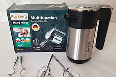 Міксер ручний 5 швидкостей 600 Вт Rainberg RB-1012, фото 2
