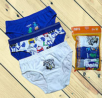 Труси для хлопчика в упаковці 3 шт Розмір 116-122