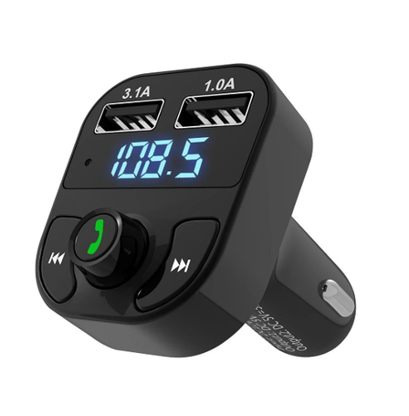 ФМ-модулятор FM трансмітер CAR X8 з Bluetooth MP3 (X8), фото 1