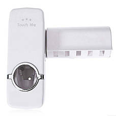 Дозатор автоматичної зубної пасти Toothpaste Dispenser з тримачем зубних щіток Toothbrush holder, фото 5
