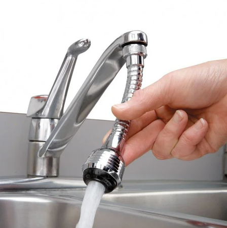 Економач води Turbo Flex 360, насадка на кран (аератор), фото 1