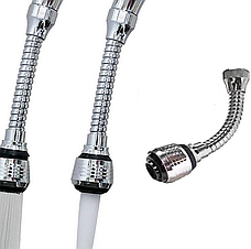 Економач води Turbo Flex 360, насадка на кран (аератор), фото 3