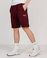 Чоловічі трикотажні шорти, бордового кольору.