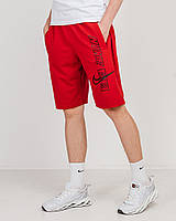 Чоловічі трикотажні шорти, червоного кольору.