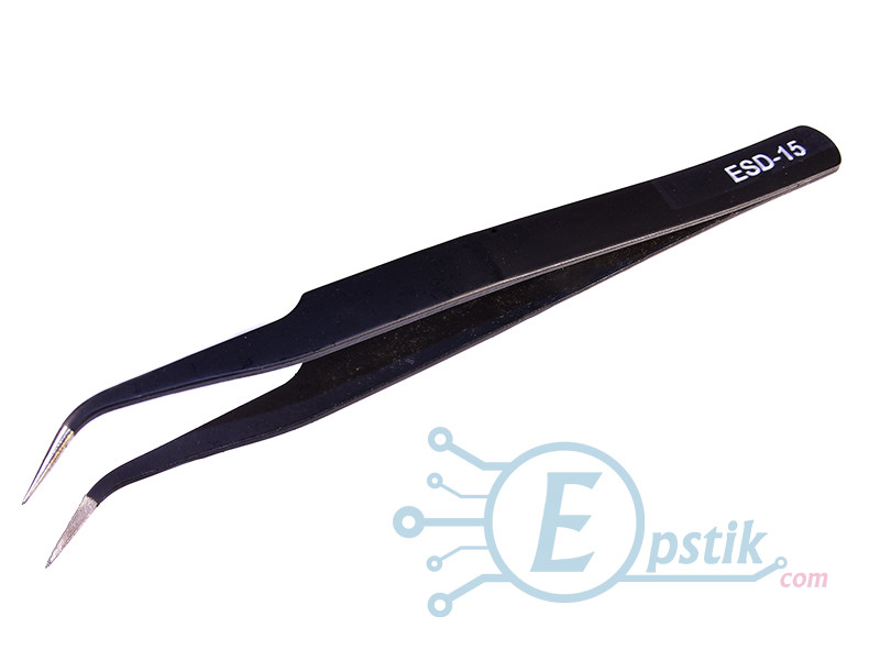 Пінцет антистатичний ESD-15