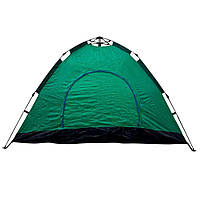 Палатка автоматическая 6 местная (200 х 240 х 155) Smart Camp Зеленая / Палатка туристическая