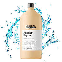 Восстанавливающий шампунь для поврежденных волос L'Oreal Professionnel Absolut Repair Shampoo, 1500мл