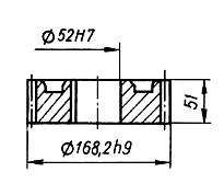 03-04-41М Колесо зубчасте КШП-3М (навантажувач Р6-КШП-6) z=32, m=5