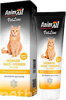 Фитопаста AnimAll VetLine мультивитаминная для кошек 100 г