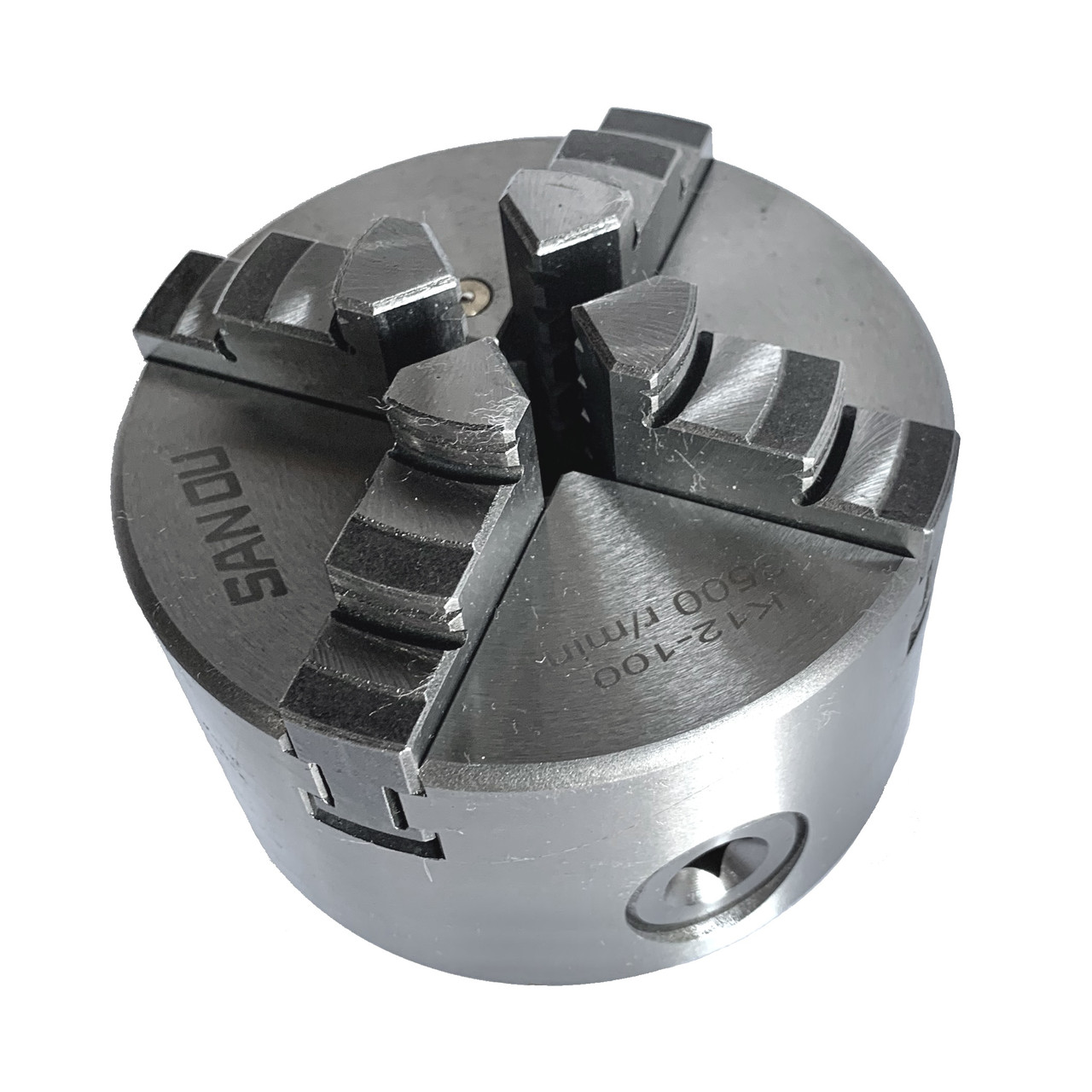 Патрон токарний Sanou K12-100 4х кулачковий 100 мм з самоцентруючий