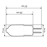 Світлодіодна лампа G4 220V 2W 3000K Biom, фото 4