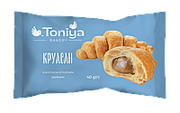 Круасани смачні та свіжі з наповнювачем зі згущеного молока (в індивідуальній упаковці) 1,32кг (33шт*40г)  ТМ TONIYA