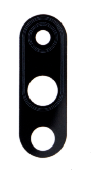 Скло камери з рамкою для смартфону Oneplus 7, чорний