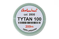 Нитка бисерная TYTAN 100, белая, 200м